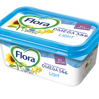 Flora omega light bez laktozy 400g