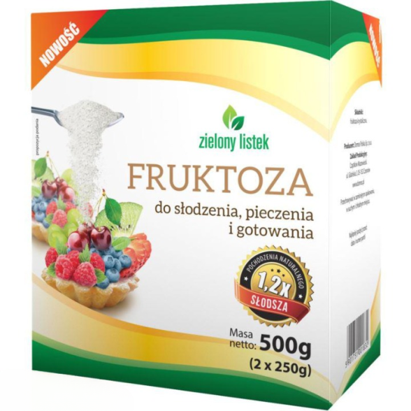 Fruktoza Zielony Listek 500g