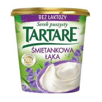 Serek tartare śmietankowa łąka bez laktozy Turek 140g 3 szt.