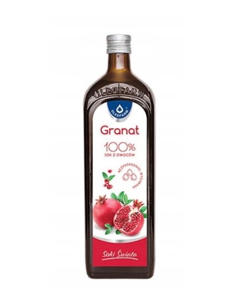 Sok z owoców 100% granat Oleofarm 490ml 3 szt.