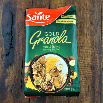 Gold granola orzechy i miód Sante 300g 3 szt.