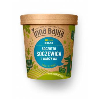 Soczotto soczewica i warzywa Inna Bajka 70g 3 szt.