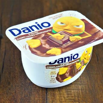 Danio czekoladowo-orzechowe Danone 130g