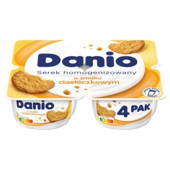 Danio ciasteczkowe 4-pak Danone 4x130g 
