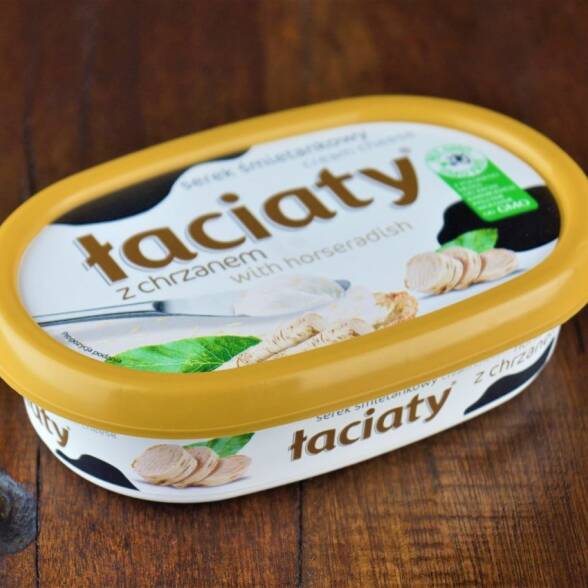 Łaciaty z chrzanem serek śmietankowy 135g