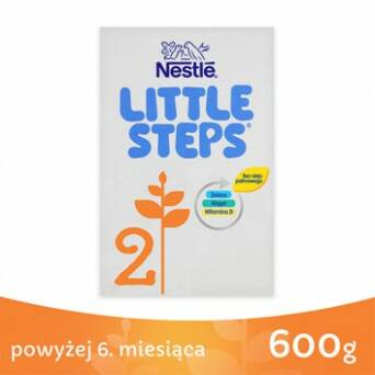 Mleko następne dla niemowląt powyżej 6 miesiąca Little Steps 2 Nestle 500g 3 szt.