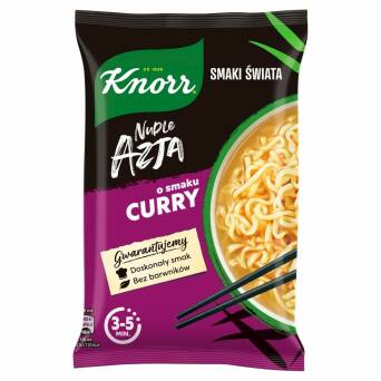 Nudle Azja o smaku curry Knorr 70g 6 szt