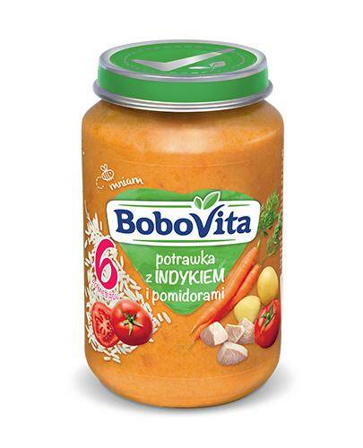 Potrawka z indykiem i pomidorami po 6 miesiącu BoboVita 190G