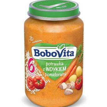 Potrawka z indykiem i pomidorami po 6 miesiącu BoboVita 190G