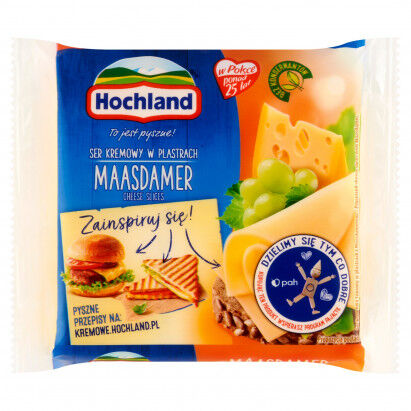 Ser topiony maasdamer w plastrach Hochland 130g