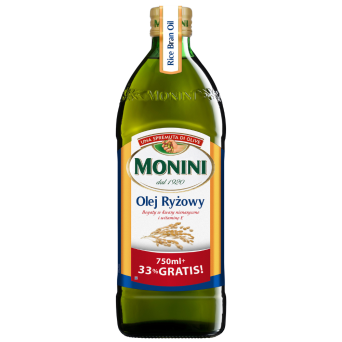 Monini olej ryżowy 750ml 3 szt.