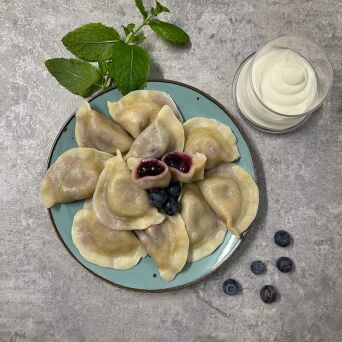 Pierogi z jagodami 300g Kraina Konesera