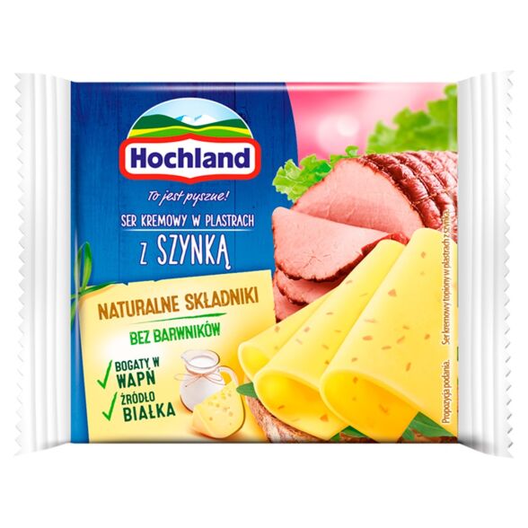 Ser topiony z szynką w plastrach Hochland 130g