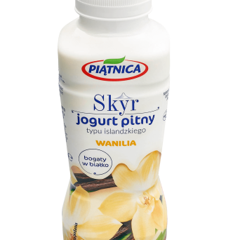 Jogurt pitny skyr typu islandskiego waniliowy Piątnica 330ml 3 szt.