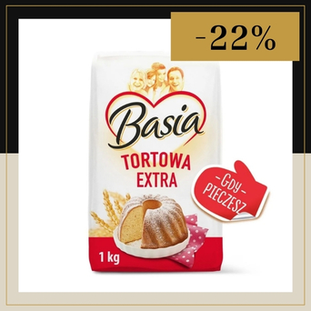 Mąka tortowa extra Basia 1 kg