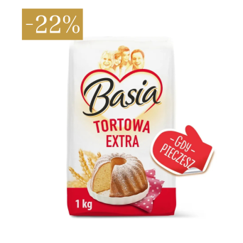 Mąka tortowa extra Basia 1 kg