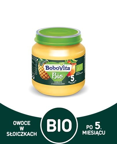 Jabłka z ananasem po 5 miesiącu BoboVita BIO 125g