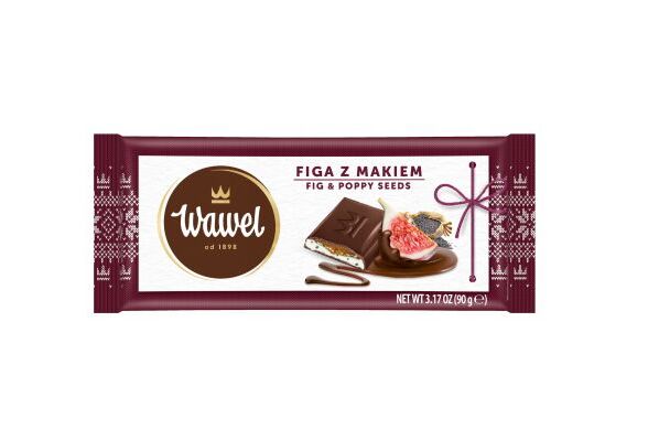 Czekolada figa z makiem Wawel 90g