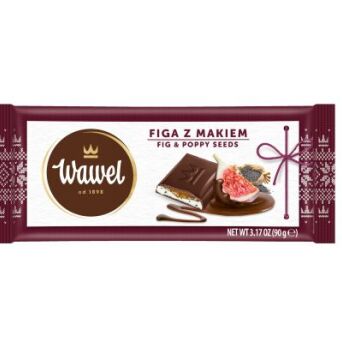 Czekolada figa z makiem Wawel 90g