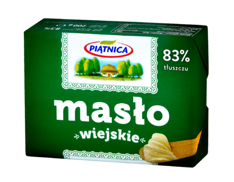 Masło wiejskie 83% Piątnica 200g