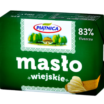 Masło wiejskie 83% Piątnica 200g