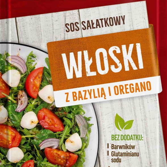 Sos sałatkowy włoski z bazylią i oregano Prymat 9g