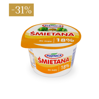 Śmietana 18% Piątnica 200g