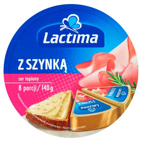 Ser topiony szynka krążek Lactima 140g