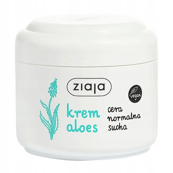 Ziaja aloes krem do twarzy, nawilżający 100 ml