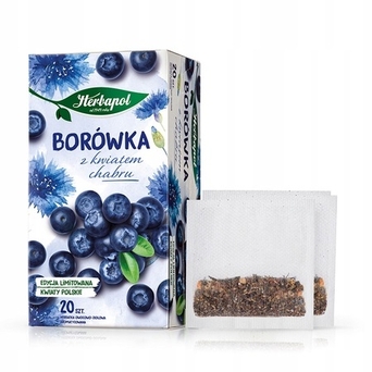 Herbata borówka z kwiatem chabru Herbapol 46g