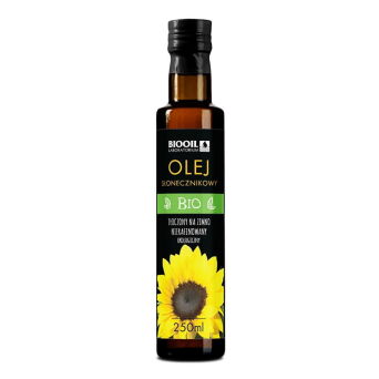 Olej słonecznikowy bio Biooil 250ml seria black 3 szt.*