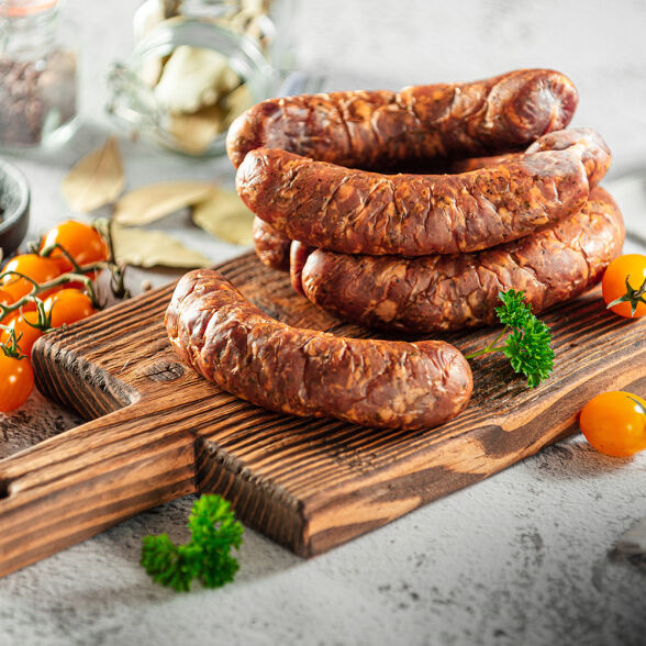 Kiełbasa polska wędzona surowa z Przyborowa 560 g