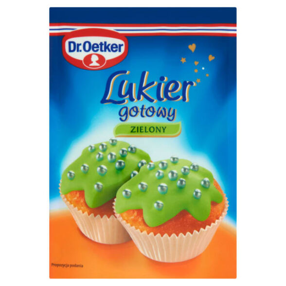 Lukier gotowy zielony Dr Oetker 100g