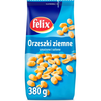 Orzeszki ziemne smażone i solone Felix 380g