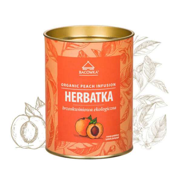 Herbatka brzoskwiniowa ekologiczna Bacówka 100g