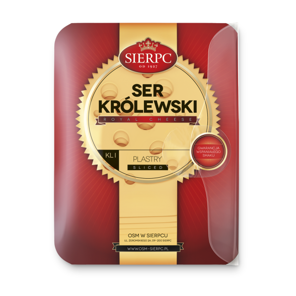 Ser Królewski w plastrach Sierpc 135g 3 szt.*