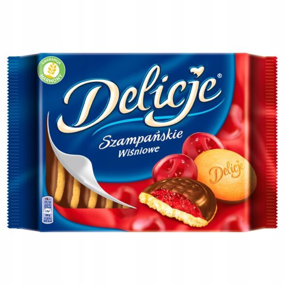 Delicje duo szampańskie wiśniowe 294g 3 szt.