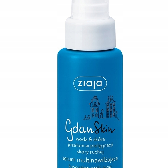 Ziaja GdanSkin serum do twarzy, multinawilżające, wygładzające zmarszczki 50 ml