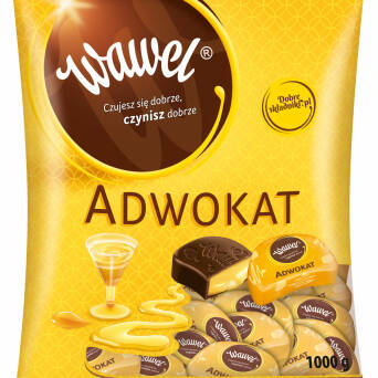Cukierki nadziewane Adwocat Wawel 1 kg 2 op.
