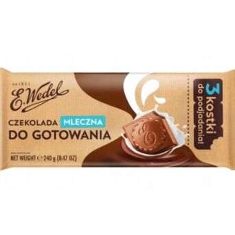 Czekolada do gotowania mleczna E.Wedel 240g