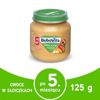 Jabłko, mango i banany po 5 miesiącu BoboVita 125g