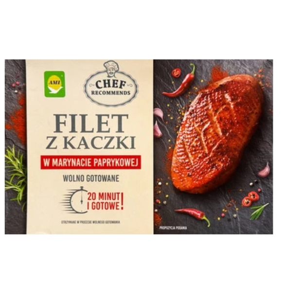 Filet z kaczki w marynacie paprykowej wolno gotowany Ami 400g-440g