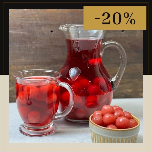 Kompot z czereśni 900ml Kraina Konesera