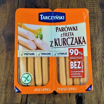 Parówki z fileta z kurczaka Tarczyński 160g 3 szt.