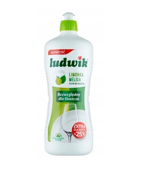 Płyn do naczyń limonka z melisą Ludwik 0,9l