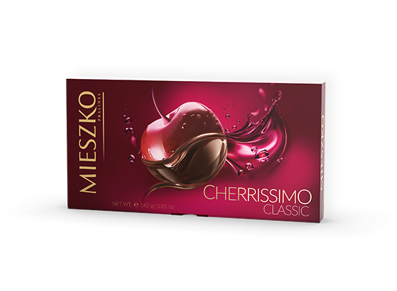 Cherrissimo wiśnie z likierem w czekoladzie Mieszko 142g