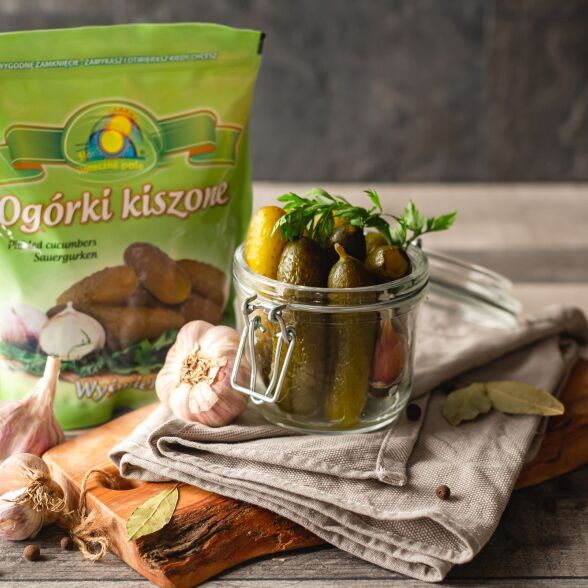 Ogórki kiszone Słoneczne pole 400g