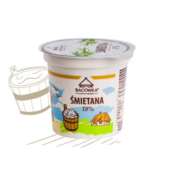 Śmietana 18% Bacówka 280g