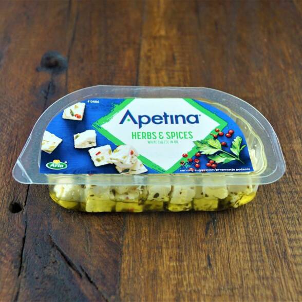 Apetina Feta w zalewie olejowej zioła i przyprawy Arla 100g