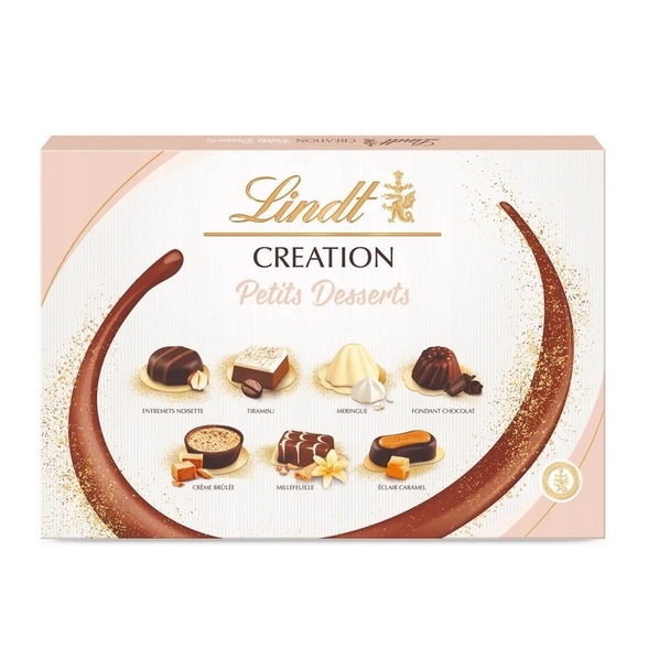 Creation bombonierka petits desserts Lindt 413g